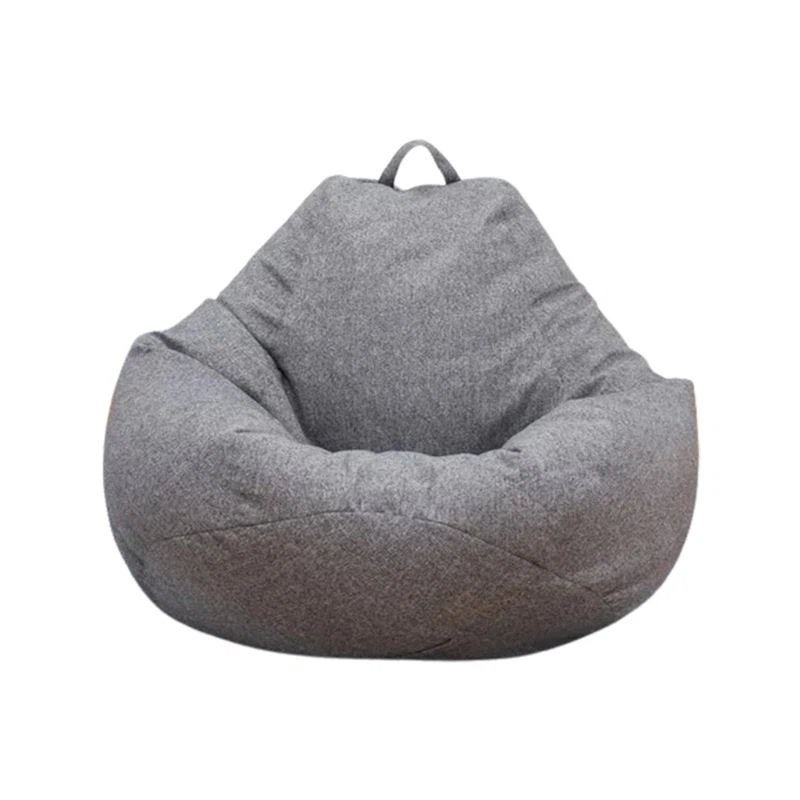 Sarung Sofa Beg Kacang Kelabu