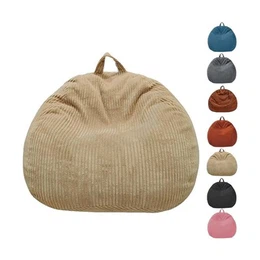 Cover Kerusi Beg Kacang Beige Folding Bean